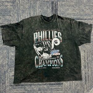 New Era Black Phillies Champions T-Shirt
